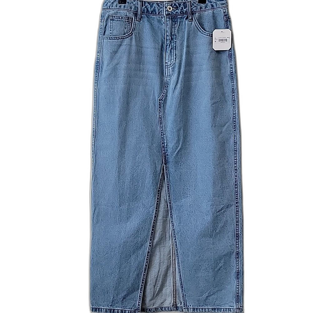 Altar'd State Sky Blue Jeans Skirt